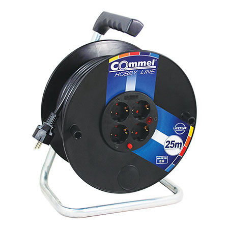 Kabel motalica 3x2.5mm2/25m PVC Bubanj 0959 (Commel)