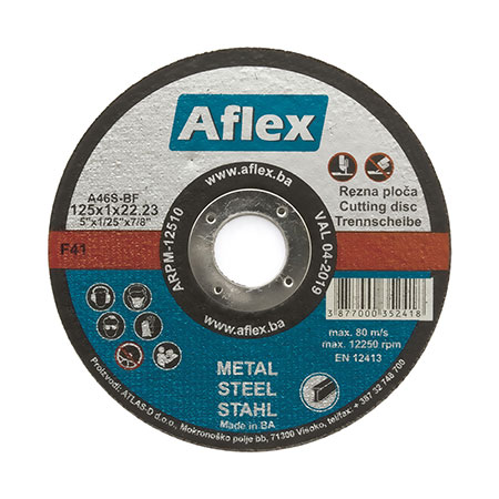 Rezna ploca 115x1x22.2mm METAL A46S-BF (Aflex)