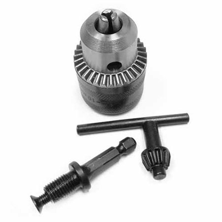 Stezna glava 10mm, 3/8" sa nastavkom i kljucem