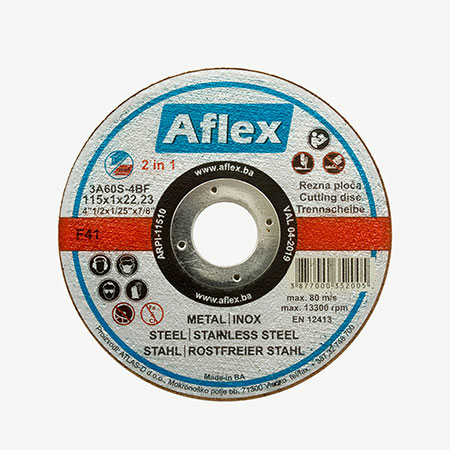 Rezna ploca 230x1.9x22.2mm Inox 3A60S-4BF (Aflex)